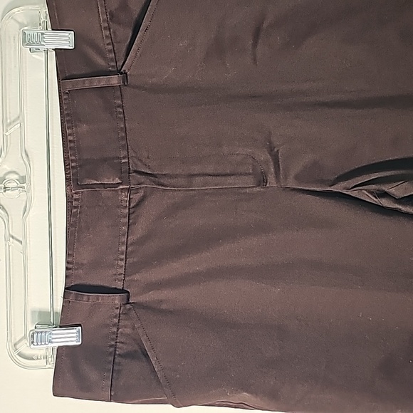 LAUREN RALPH LAUREN WOMEN'S brown trousers. Size 6 Strait leg 2 pockets. - Picture 2 of 11